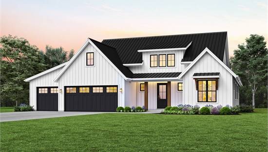 Stunning Front View Featuring Dormer and Gables