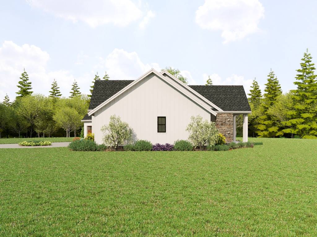 3 Bedroom Farmhouse Style House Plan 6500 The Traver 6500