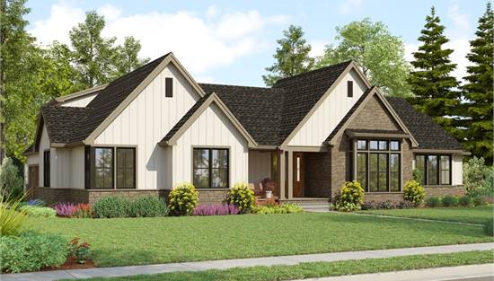 image of transitional house plan 6589