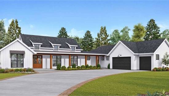 image of transitional house plan 7223