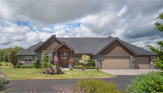 Sprawling Craftsman Ranch Home with 3-Car Garage