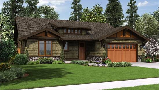 image of small bungalow house plan 4272