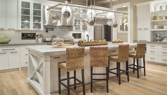 Dutch Colonial House Plan with 4 Bedrooms and a 4 Car Garage