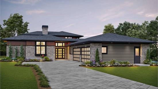 image of courtyard house plan 5263
