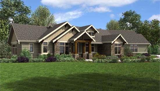 image of lake house plan 5587