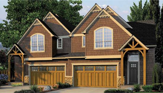 image of multi-family house plan 8286