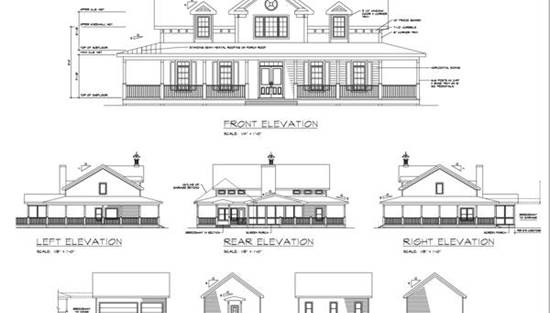 Architectural Plans And Elevations