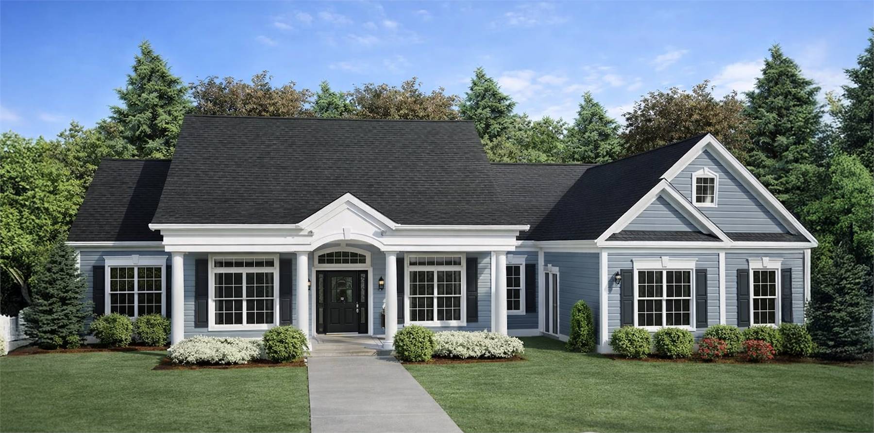 Charming Traditional Home with Front Covered Porch