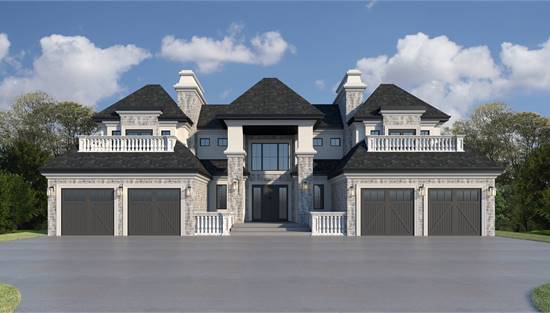 Stylish European with Attached Garage