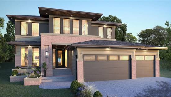 Astonishing Contemporary with Attached Garage