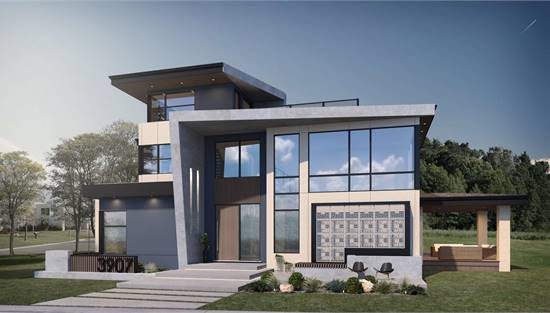 Stylish Contemporary with Attached Garage