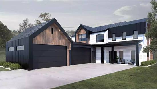 Stylish Contemporary with Attached Garage