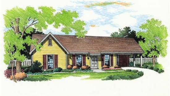 image of tiny farm house plan 3614