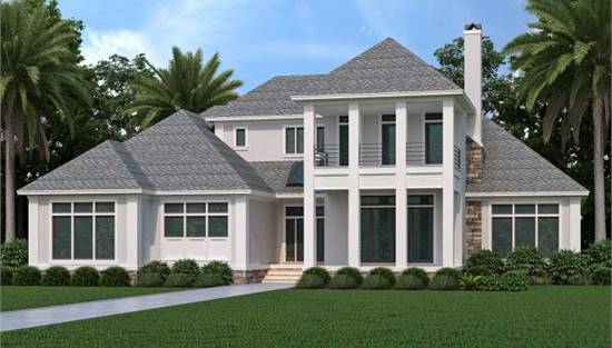 image of southern house plan 6606