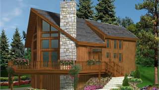 image of Cottage Vacation Home House Plan