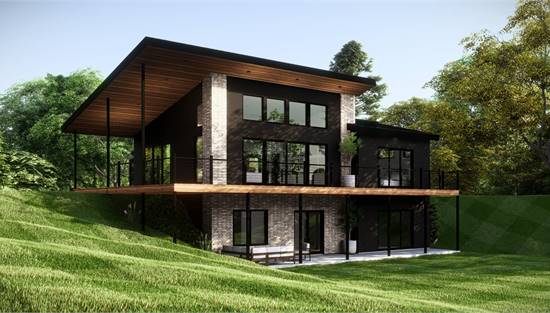 Striking Contemporary with Optional Walk-Out