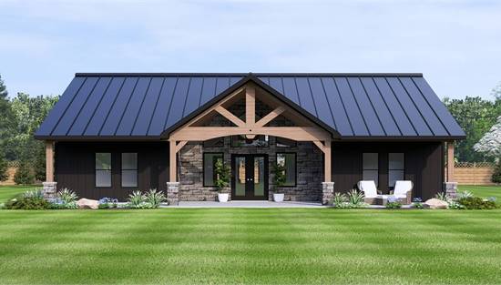 Craftsman with Stone and Timber Exterior Features