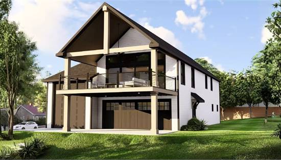 Charming Farmhouse-Style Garage with Apartment Above