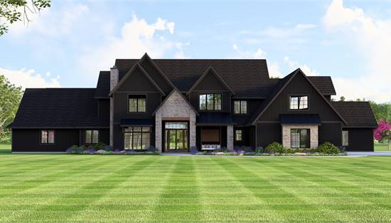 Stylish Transitional with Attached Garage