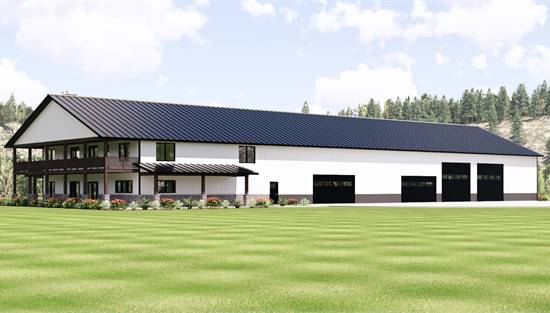 Astonishing Barndominium with Workshop Garage