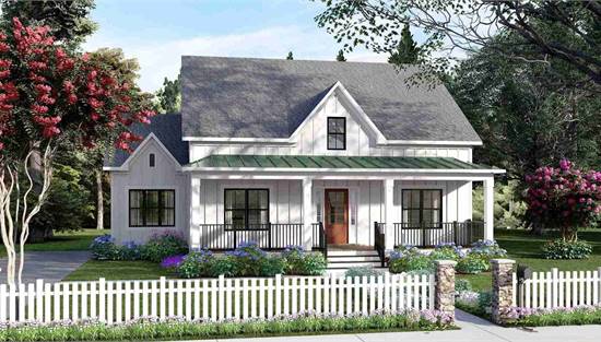 Charming Traditional Farmhouse with Covered Front Porch