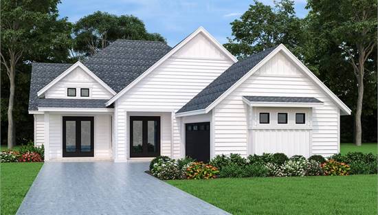 image of small country house plan 9981