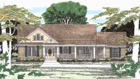 image of small victorian house plan 2874