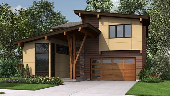 Contemporary Home with Beautiful Shed Roof Lines