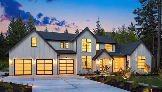 Luxury Farmhouse with Two Story Foyer and Great Room