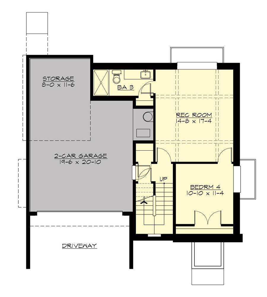 Basement Level Floor Plan