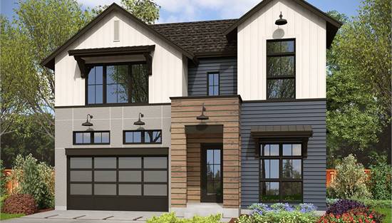 Stylish Contemporary Front View