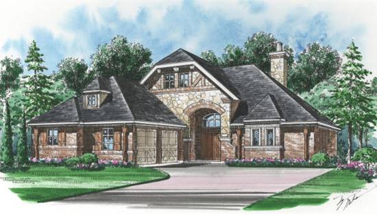 image of southwest house plan 9053