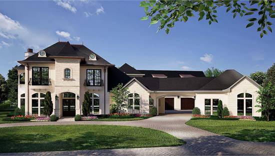 Elegant Neoclassic with Spiral Staircase