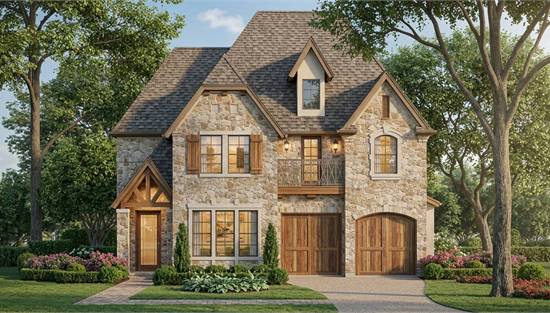 Elegant Traditional Home with Stunning Stone Exterior