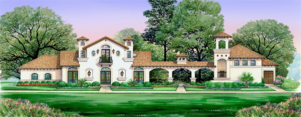 luxurious villa house plan - 4477