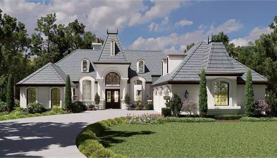 Stylish European with Attached Garage