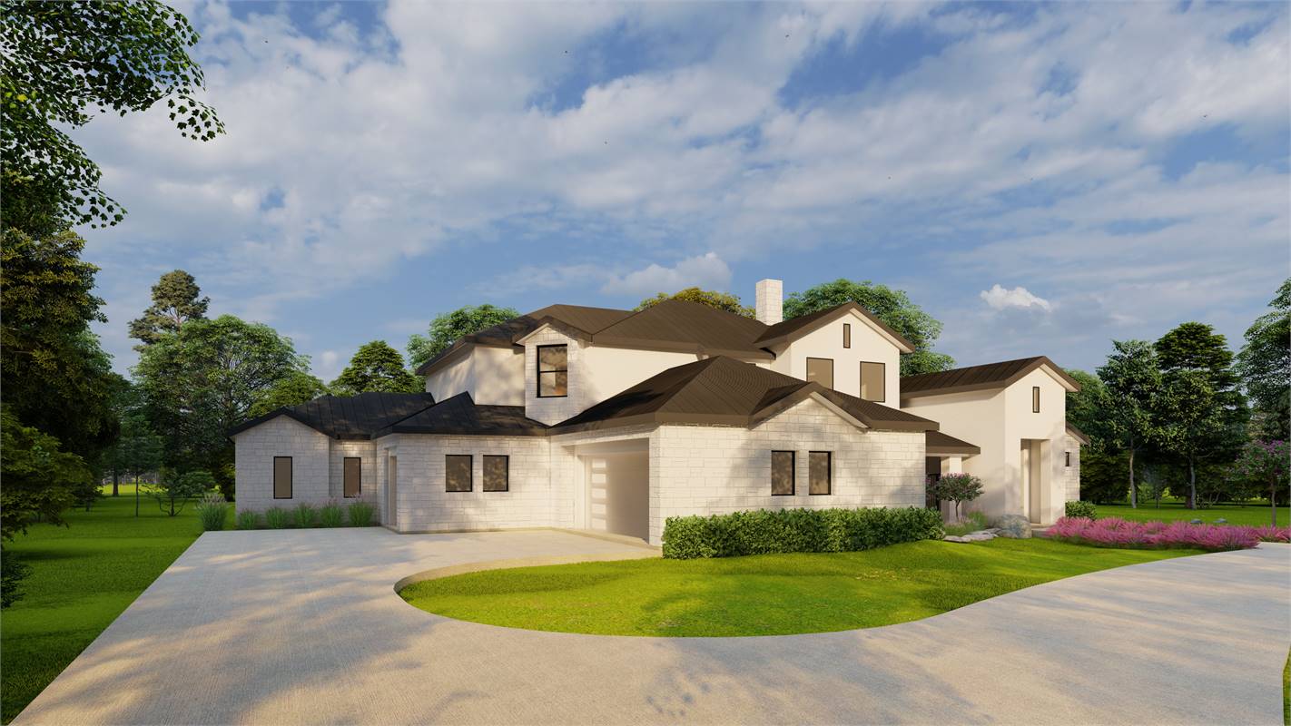 Luxury Modern Style House Plan 4986 Rosemont 4986