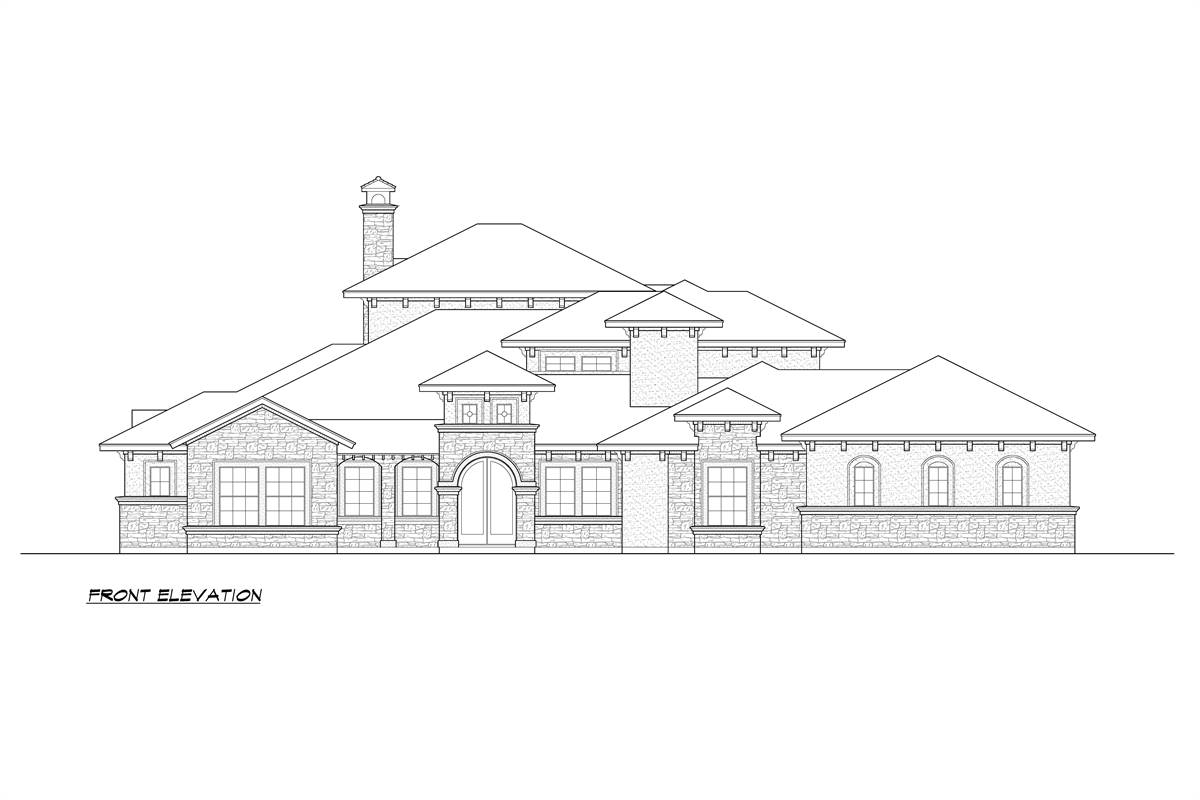 Luxury Mediterranean Style House Plan 6496 Willow Bend 6496