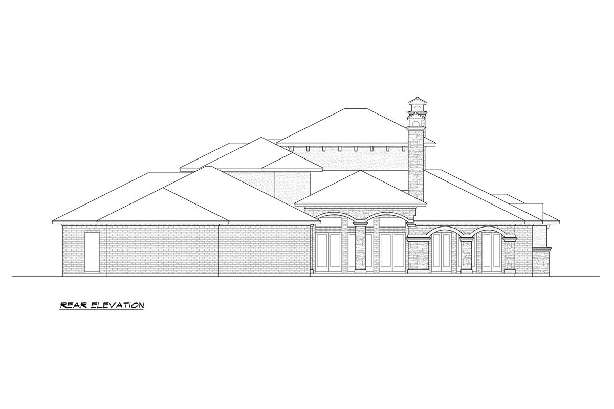 Luxury Mediterranean Style House Plan 6496 Willow Bend 6496