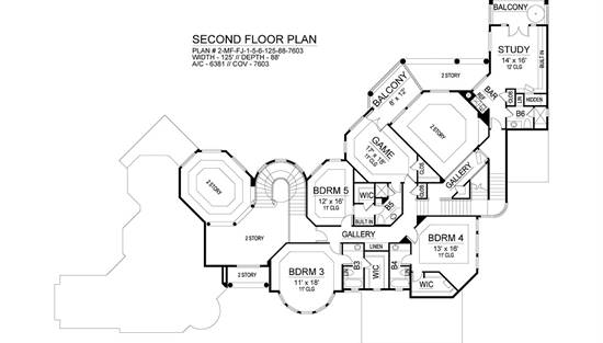 Luxury European Style House Plan 9489: Miramar