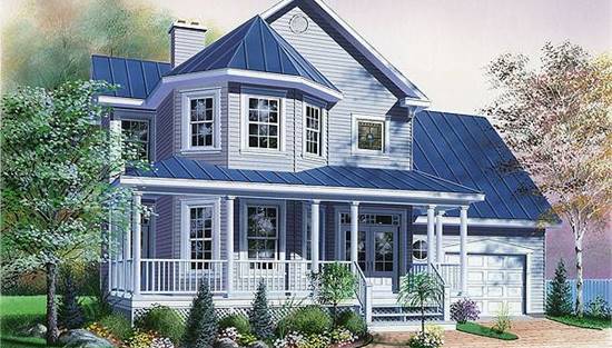 image of small victorian house plan 1271