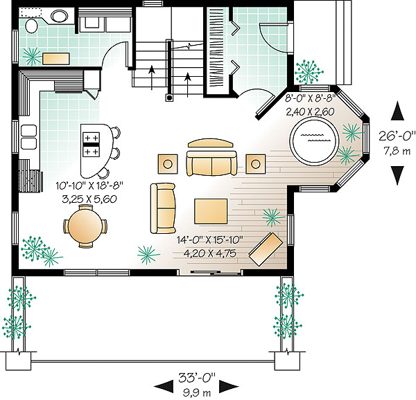 The Skyway 2  3267 2  Bedrooms  and 1 Bath  The House  