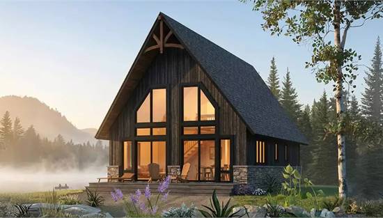 Stunning A-Frame with Porch