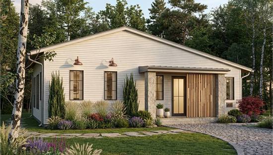 Affordable Scandinavian Inspired Ranch