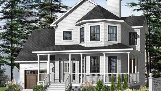 image of small victorian house plan 4758