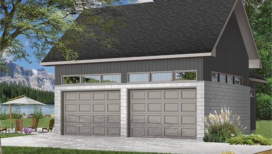 image of garage house plan 4956