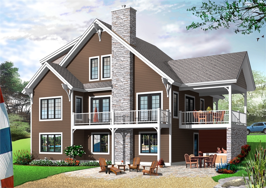 Lake Style House Plan 5337 Discovery Ridge 5337