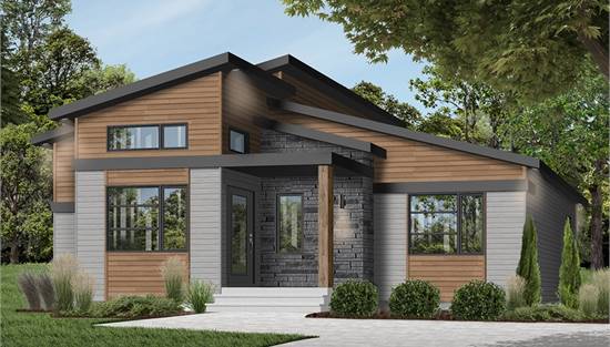 Bungalow Style House Plan 7387 Oxford, Modern Bungalow Style House Plans