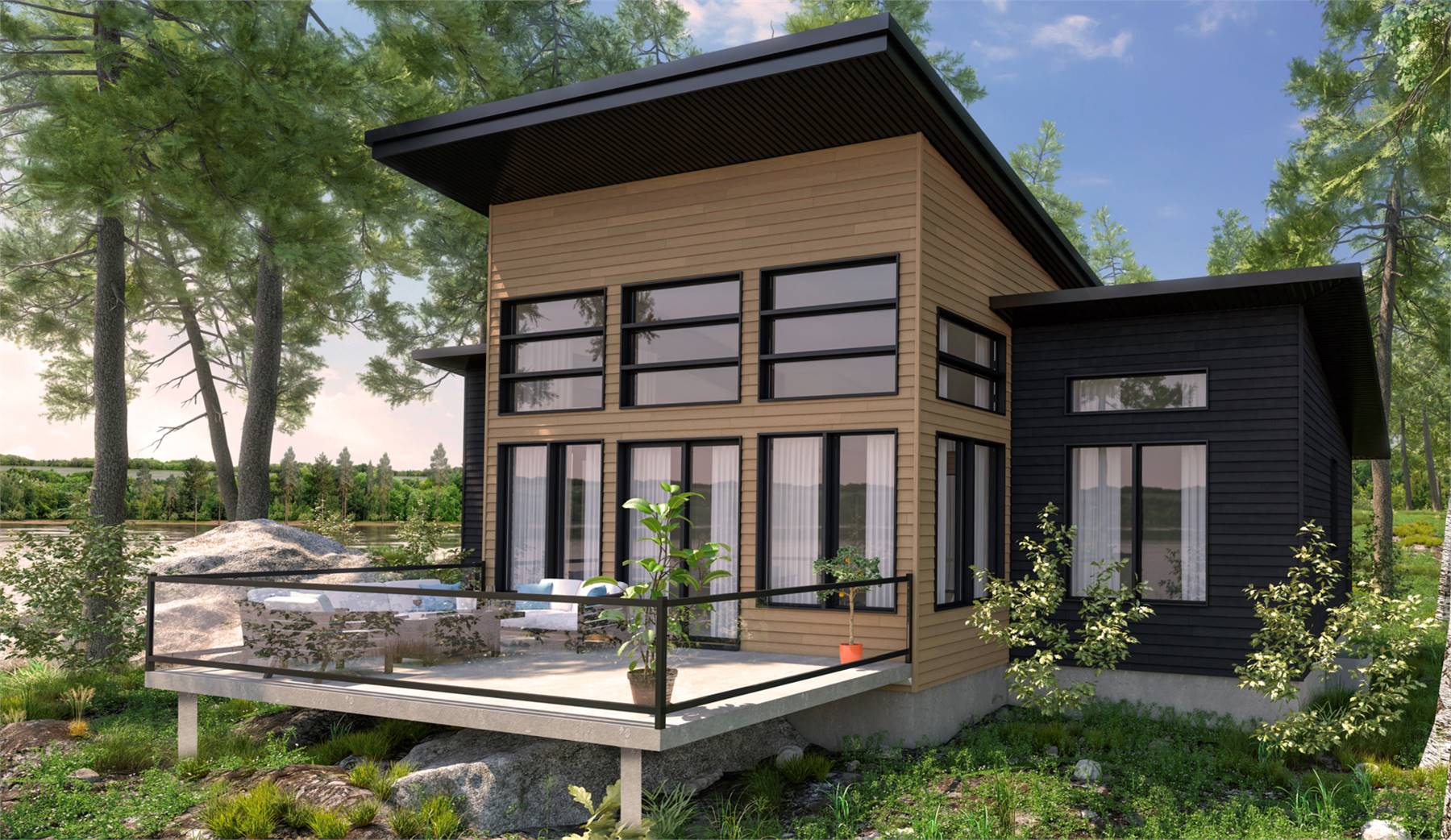 Striking Light Filled Contemporary Style