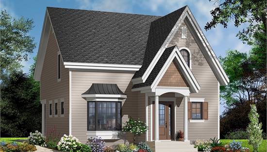 image of victorian house plan 9558